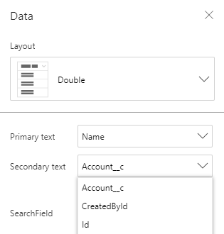 Combo Field Data Source in Power Apps